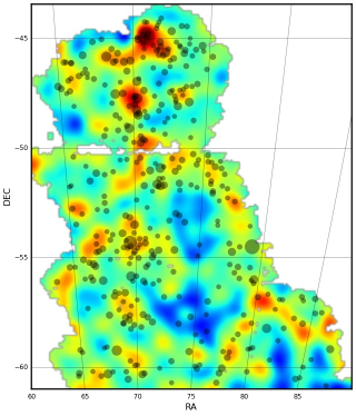 Illustration for article titled Crean el primer mapa detallado de materia oscura en el Universo